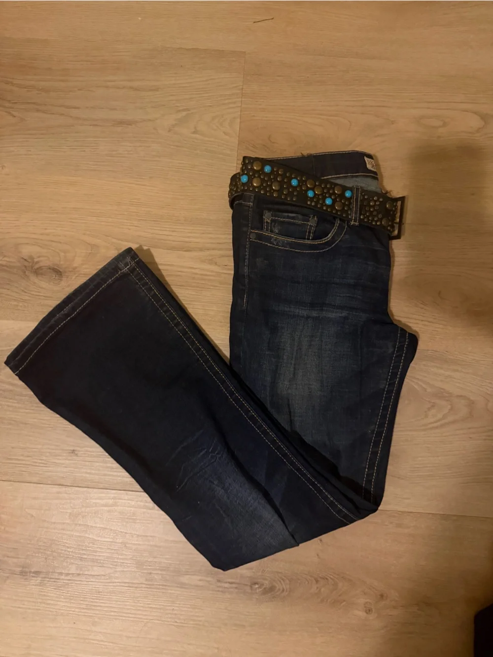 BKE Dark Indigo Bootcut Jeans